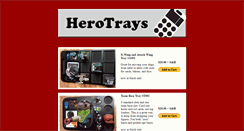 Desktop Screenshot of herotrays.com